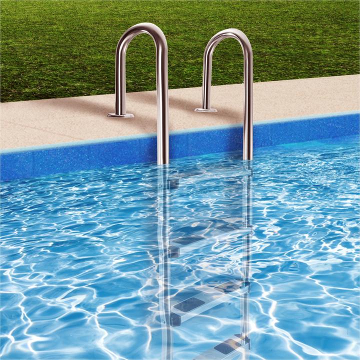 Image du produit Arebos Échelle de piscine en acier inoxydable