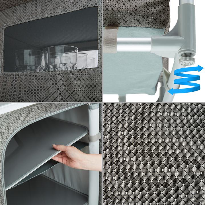 Actual product image tectake Camping kitchen