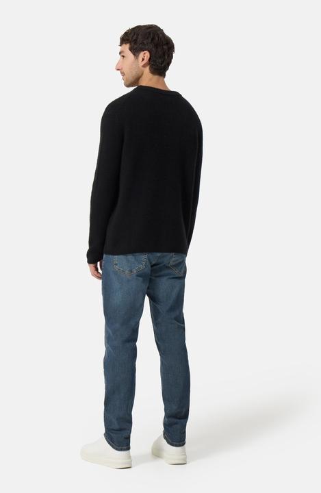 Actual product image Cash-Mere Grobgestrickter Wolle Kaschmir Rundhals Pullover (L)
