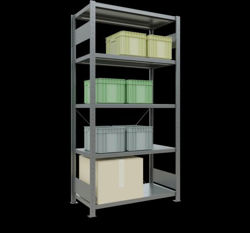 Actual product image Schulte Lagertechnik MULTIplus250 basic racking system with cross braces