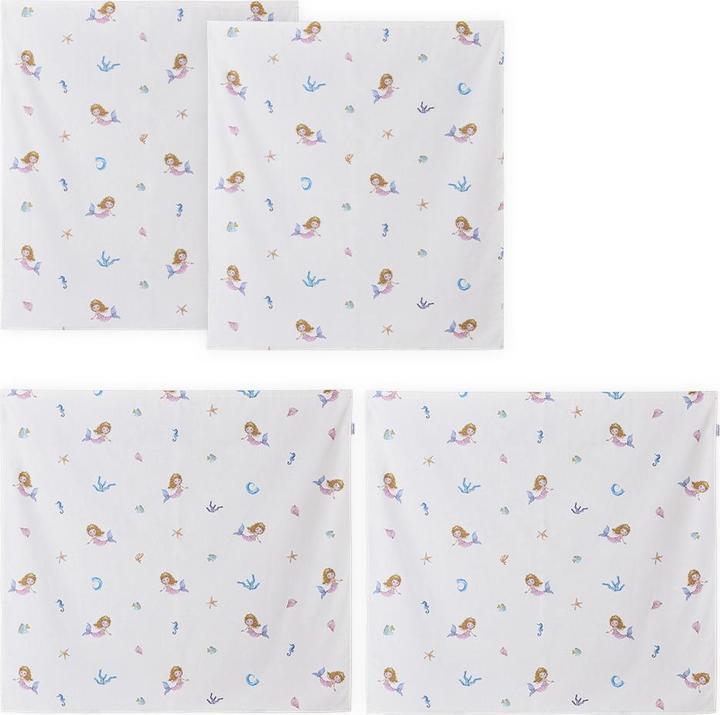 Produktbild Hoppekids Die Kleine Meerjungfrau (Mermaid) Vorhang für Mittelhochbett 90x200 cm