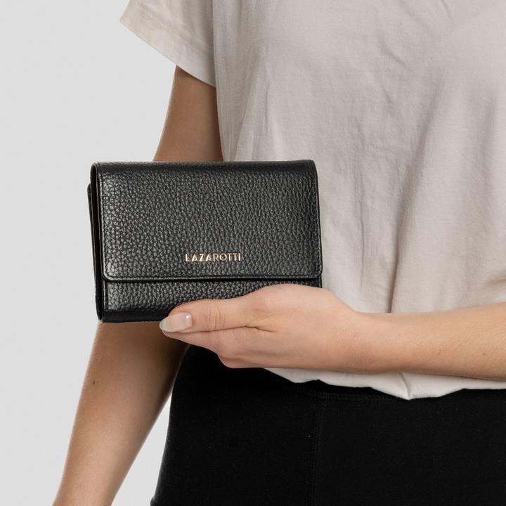 Actual product image Lazarotti Bologna Leather wallet leather 14 cm