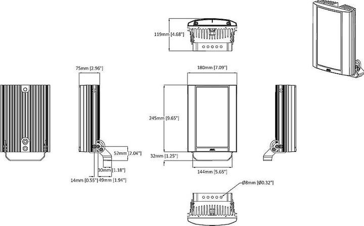 Actual product image Axis T90D40 IR LED (Network Accessories)