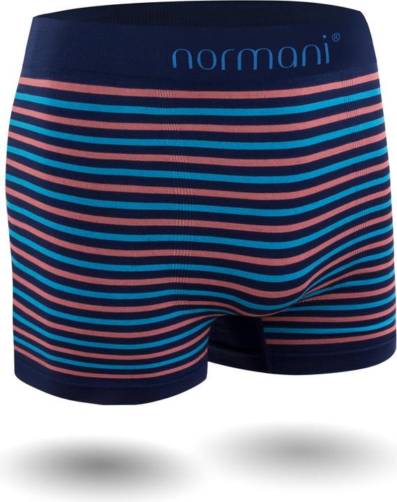 Actual product image Normani 6 Piece Microfibre Nylon Men's Boxer Trunks (S/M, pack of 6)