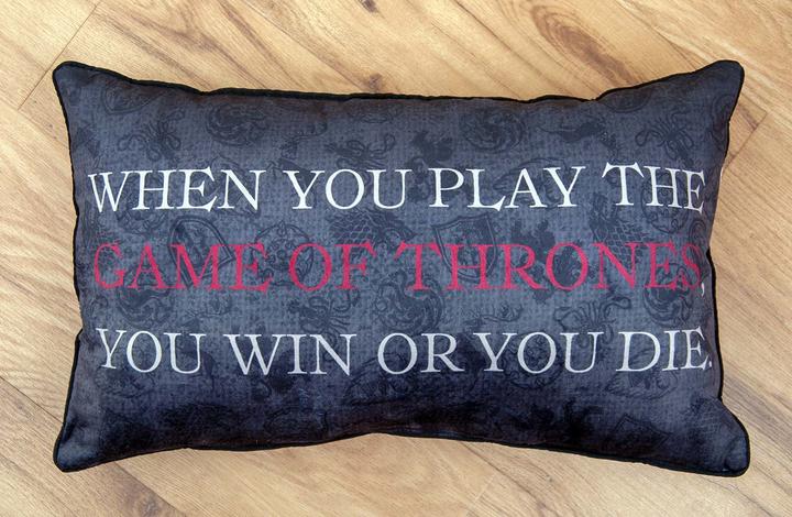 Actual product image Herding Game of Thrones Soft Velboa Cushion (30 x 50 cm)