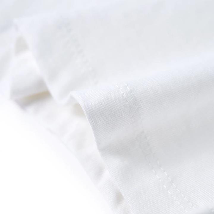 Produktbild VidaXL Kinder-T-Shirt Ecru 140,Material: 100 % Baumwolle,Farbe (140)