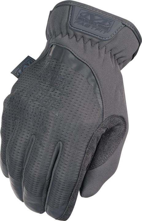 Actual product image Mechanix Wear Gloves MECHANIX FAST FIT Wolf Gray, gray size 11 / XL. Wrinkled cuff, faux leather, TrekDry® (11)