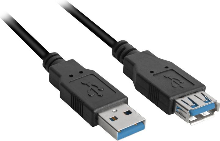 Sharkoon USB 3.0 Verlängerungskabel (2 m, USB 3.0)
