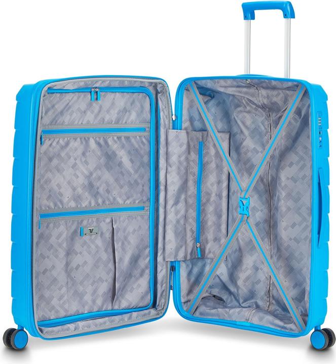 Immagine prodotto Roncato Carrello Skyline 2.0 a 4 ruote da 46,5 cm con piega ad espansione (78 l, M (50 - 90l))