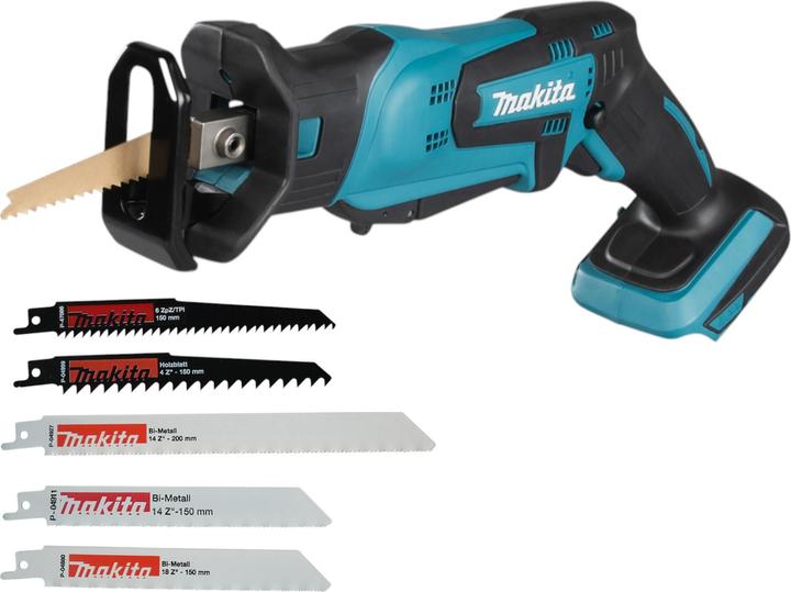 Immagine prodotto Makita DJR 185 Z Akku Reciprosäge Säbelsäge 18 V + Reciprosägeblatt Set ( P-83967 ) - ohne Akku