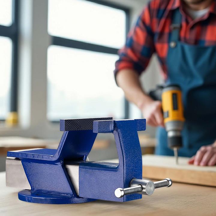 Image du produit Wiltec Étau 125mm Mâchoires Étau parallèle Étau de table (125 mm)