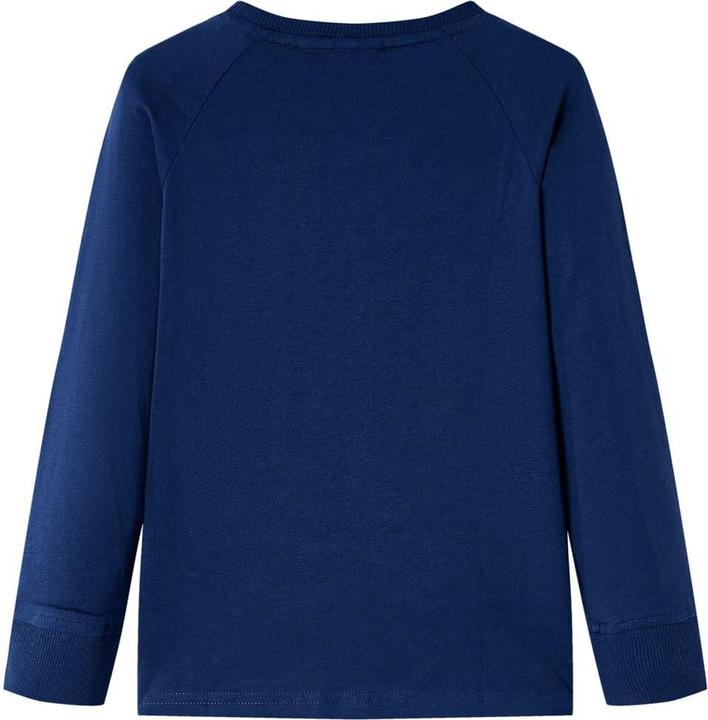 Immagine prodotto VidaXL Camicia a maniche lunghe da bambino blu navy 116,Materiale: 100 (116)