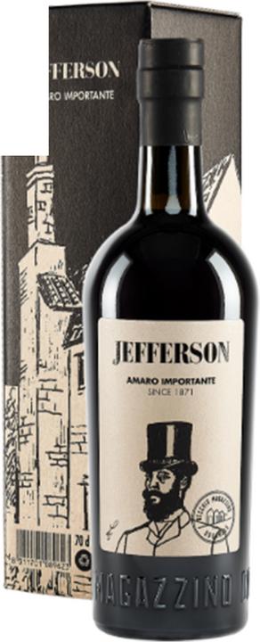 Produktbild Vecchio Magazzino Doganale Amaro Jefferson mit 2 Gläsern (1 x 70 cl)