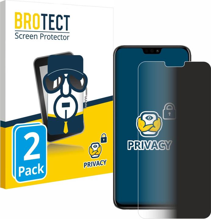 Produktbild BROTECT Sichtschutzfolie Anti-Spy Privacy Folie Blaulicht-Schutz (2 Stück, HTC 8X)