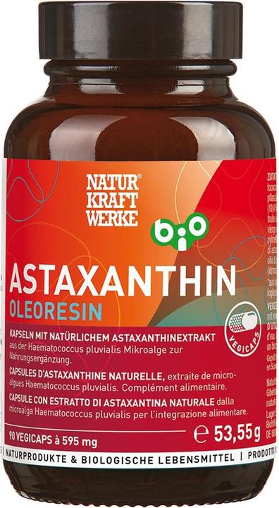 Actual product image NaturKraftWerke Astaxanthin Oleoresin (90 Piece, Capsules, 53.55 g)