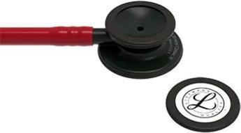 Produktbild 3M Stethoskop Classic III Bruststück Schlauchanschluss Ohrbügel schwarz/Schlauch burgund