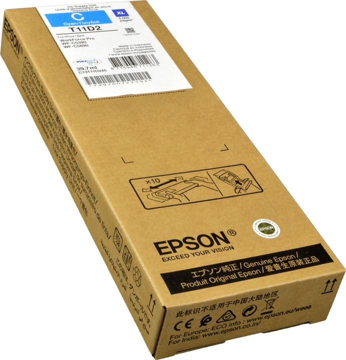 Image du produit Epson WF-C53xx/WF-C58xx Series Cartouche d'encre XL cyan 5,000 pages (C)