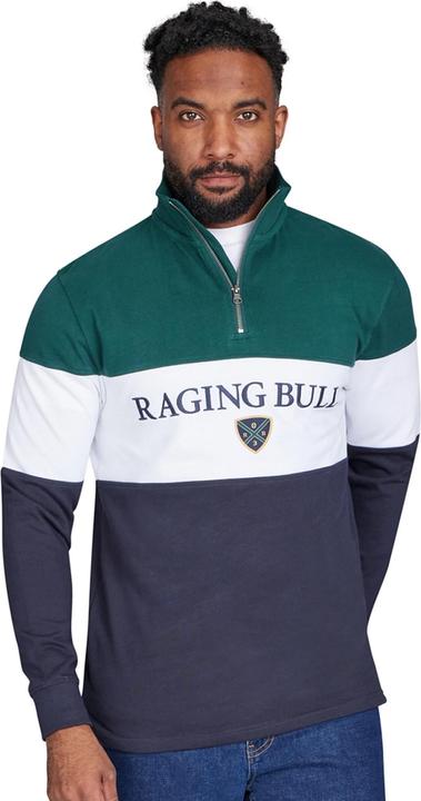 Immagine prodotto Raging Bull Pullover Cut & Sew (Taglia & Cuci) Cerniera ad un quarto Uomo (6XL)