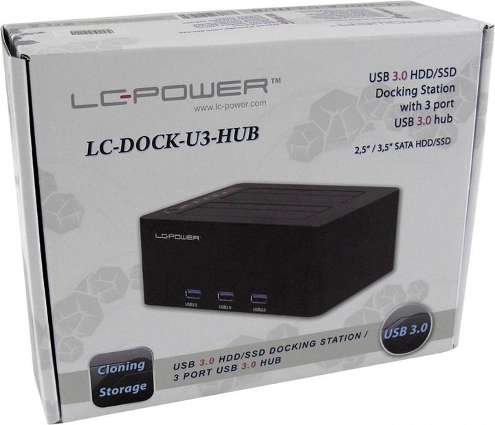 Immagine prodotto LC-Power LC-DOCK-U3-HUB (USB-B, 3 Porti)