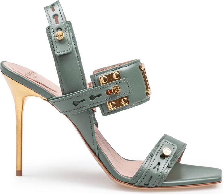 Produktbild Balmain leather sandal color green (36)
