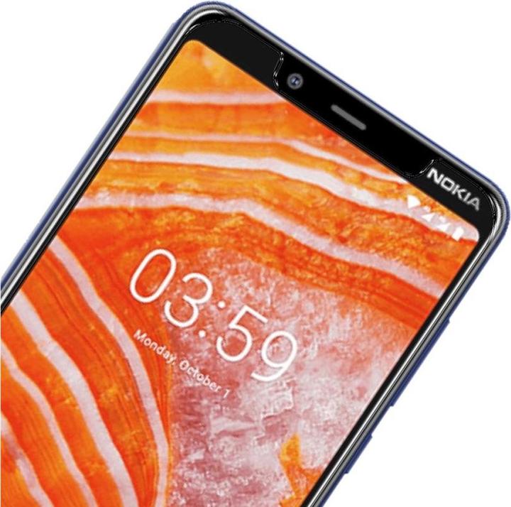 Produktbild Screenguard Nokia 3.1 Plus Panzerglas Schutzfolie Case Friendly Design (1 Stück, Nokia 3.1 Plus)