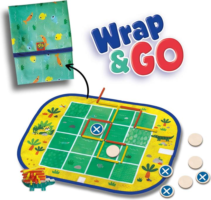 Image du produit Ses Jeux de voyage Wrap and Go, 3in1 (Anglais, Français, Néerlandais, Allemand)