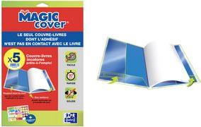 Image du produit Elba Protège-livres "Magic Cover", contenu : 5 pièces + 2 GRATUITS avec bande autocollante pour une