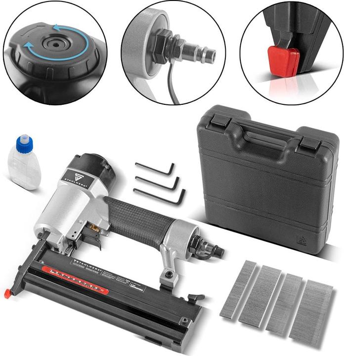 Produktbild Stahlwerk Druckluft Nagler DN-50 ST 2 in 1 mit 5-7 Bar Arbeitsdruck