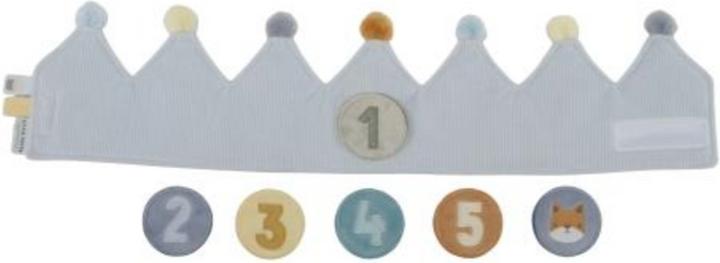 Actual product image Little Dutch Birthday crown with numbers blue