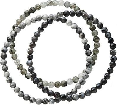 Immagine prodotto Evolution Group Set Of Beaded Bracelets Made Of Mineral Stones 43043.3 Black