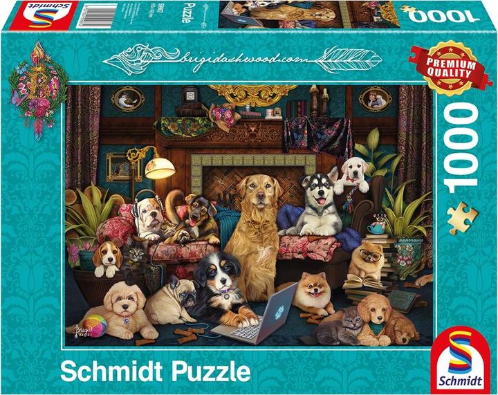 Produktbild Schmidt Spiele Bunter Abend im Salon (1000 Teile)