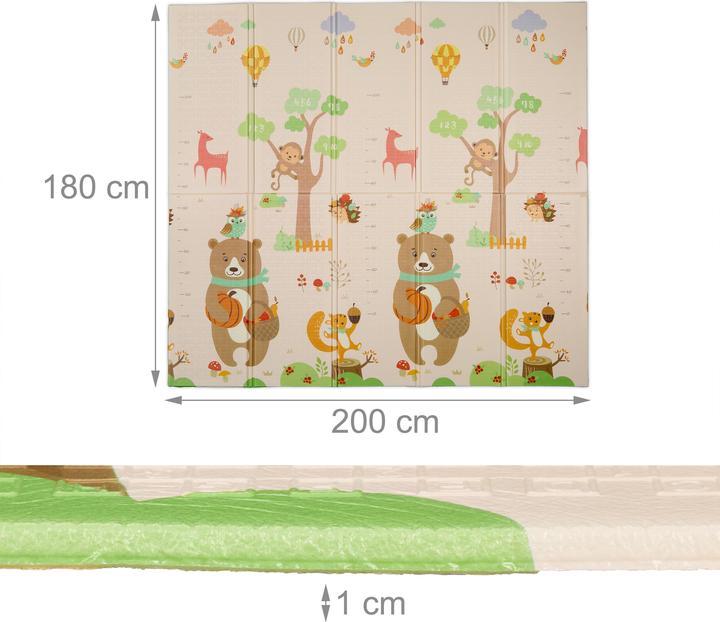 Image du produit Relaxdays Spielmatte (200 x 180 cm)