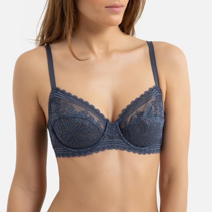Image du produit La Redoute Collections Soutien-gorge à bonnets entiers en dentelle recyclée (70 B)