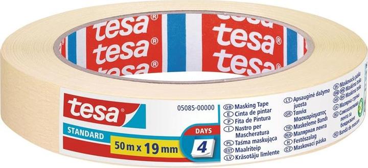 Produktbild tesa Abdeckband, 19 mmx 50 m, weiss (19 mm)