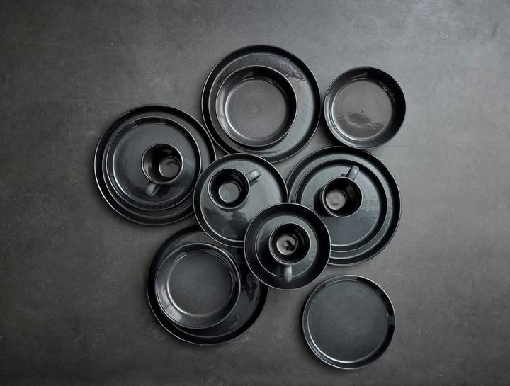 Actual product image Bitz Tableware set 16 pieces Galaxy Black stoneware (1 Piece)