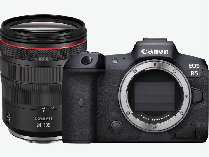 Image du produit Canon EOS R5 Kit (24 - 105 mm, 45 Mpx, Plein format)