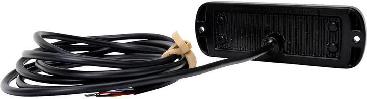 Produktbild WAS Frontblitzer / Strassenräumer W218 12 V/DC, 24 V/DC über Bordnetz Aufbau, Schraubmontage Orange