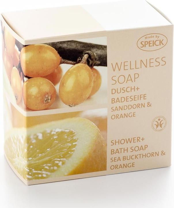 Speick Sapone benessere BDIH Olivello spinoso e arancio (Sapone duro)