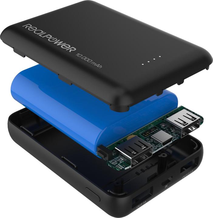 Produktbild RealPower PB-10000 (10000 mAh, 37 Wh)