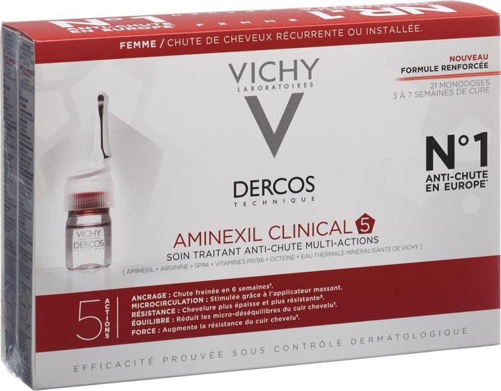 Produktbild Vichy Dercos Aminexil Clinical (126 ml, Flüssiges Shampoo)