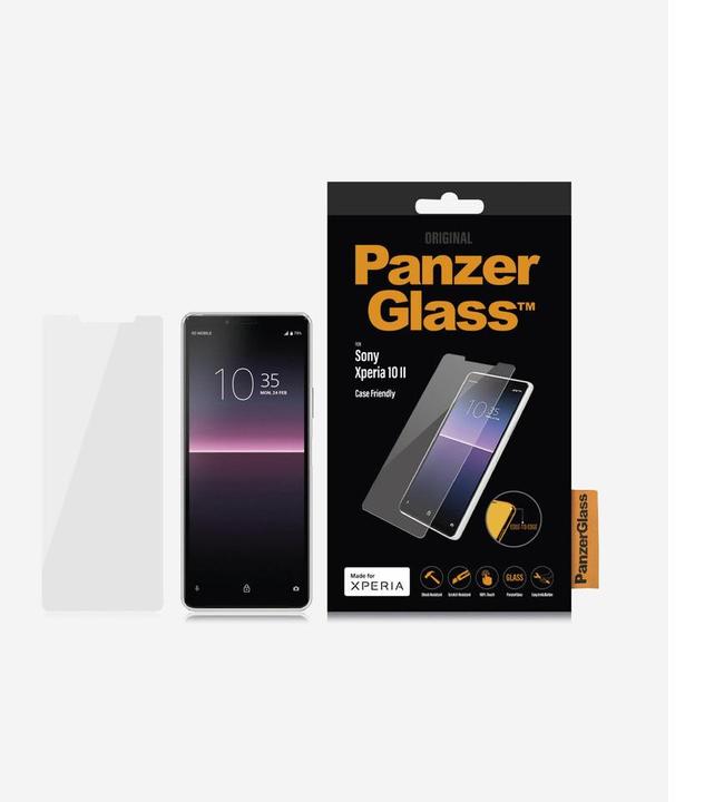 Actual product image PanzerGlass Case friendly (1 Piece, Sony Xperia 10 II)