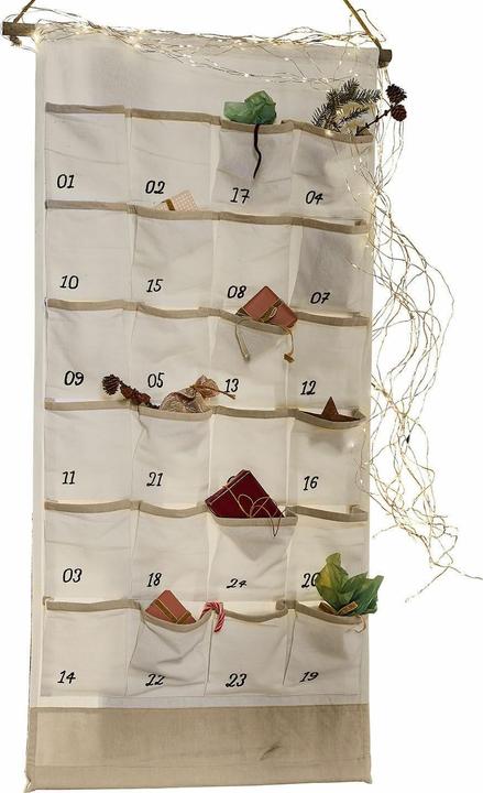 Actual product image Loberon Advent calendar Zahim beige