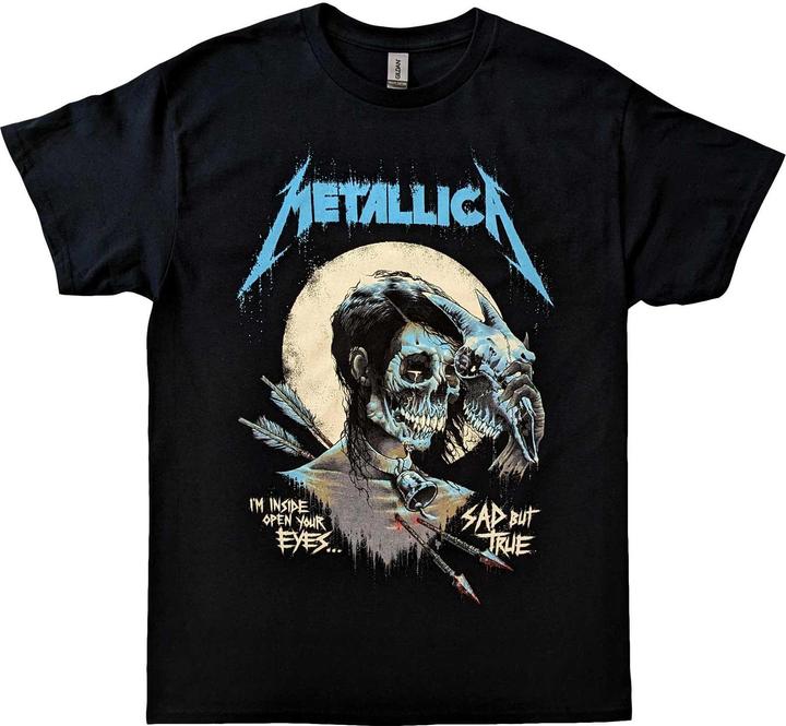 Immagine prodotto Metallica Maglietta in cotone unisex adulto Sad But True Poster (S)