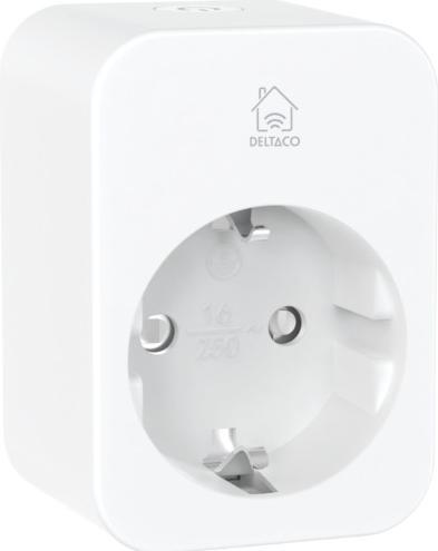Actual product image Deltaco Smart Home indoor socket outlet with consumption monitor