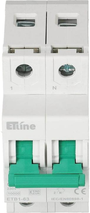 Actual product image Max Hauri Circuit breaker 1L+N