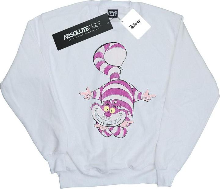 Disney Alice In Wonderland Cheshire Cat Upside Down Sweatshirt (L)