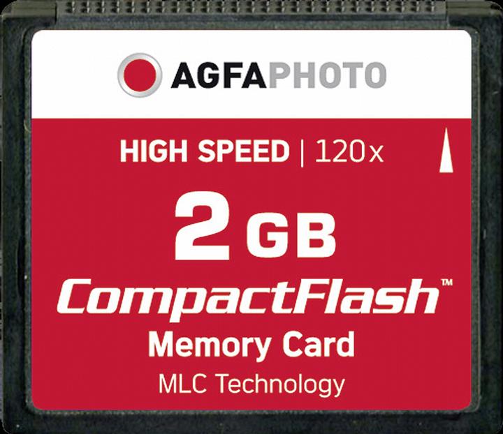 Produktbild AGFAPHOTO Compact Flash 2GB High Speed 120x MLC (2 GB, CF)