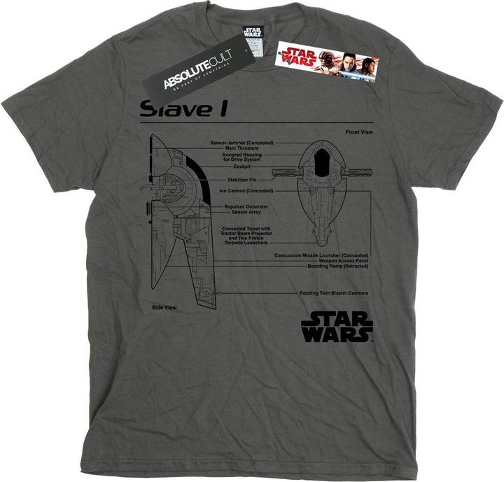 Produktbild Star Wars Slave 1 Blueprint TShirt (L)