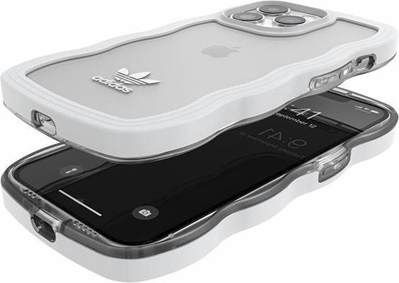 Immagine prodotto adidas OR Wavy Custodia iPhone 13 Pro /13 6.1" biały-przezroczysty/bianco-trasparente 51903 (Apple iPhone 13 Pro)