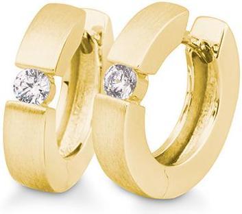 Produktbild Breuning Creolen - BRILL. 0,18 Ct. H/si (585, - Gold)